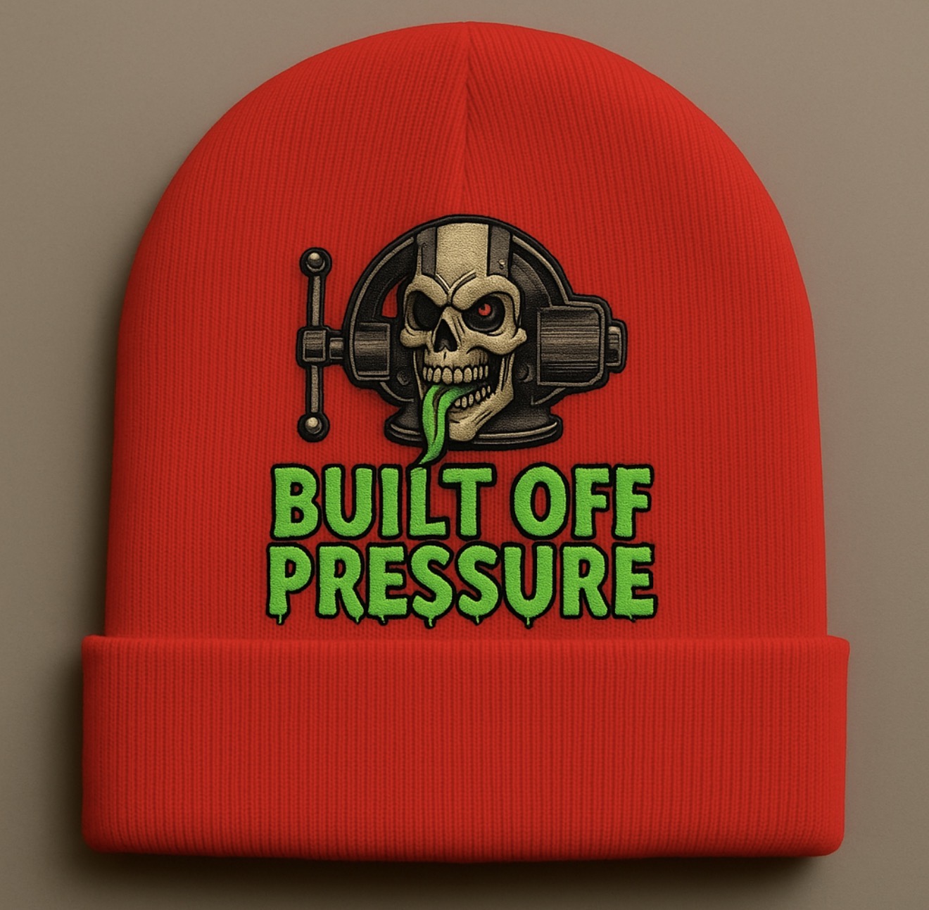 built off pressure beanie