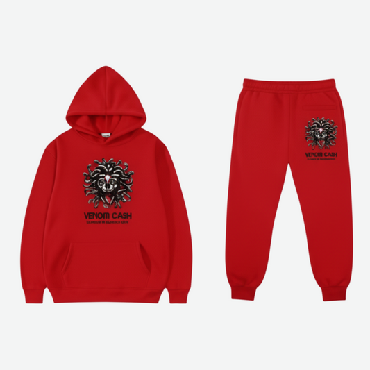 Venom Cash Red 2 Pc Jogger Set