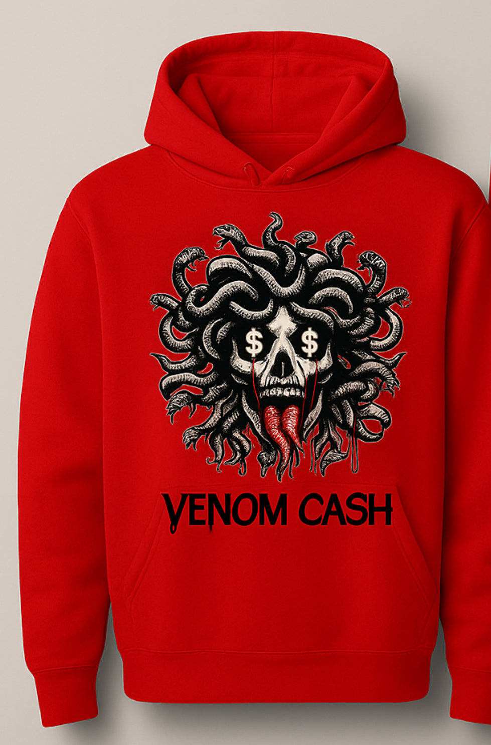 venom cash red 2 pc jogger set