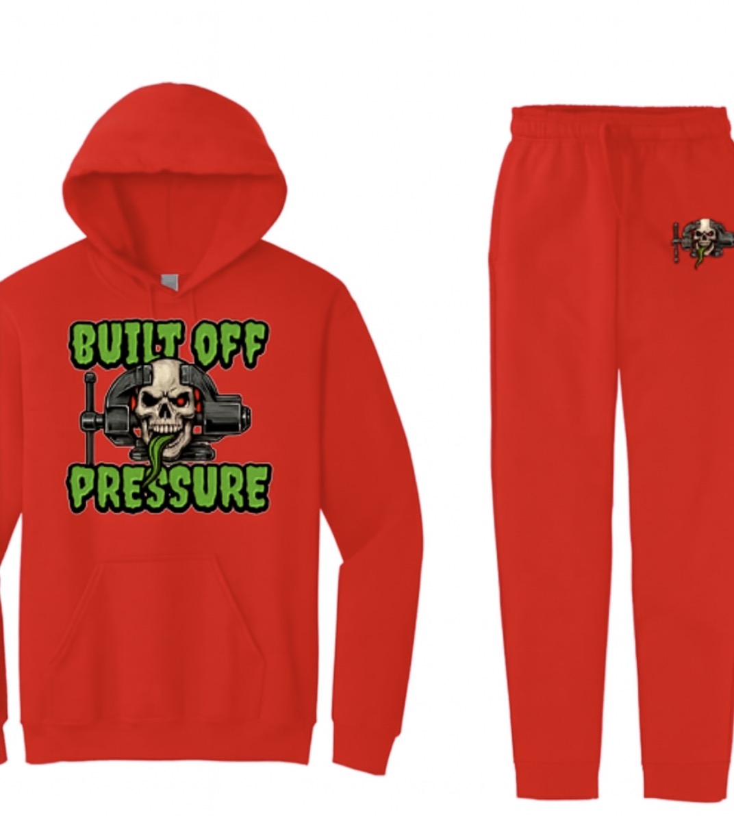 built off pressure -2 piece jogging set