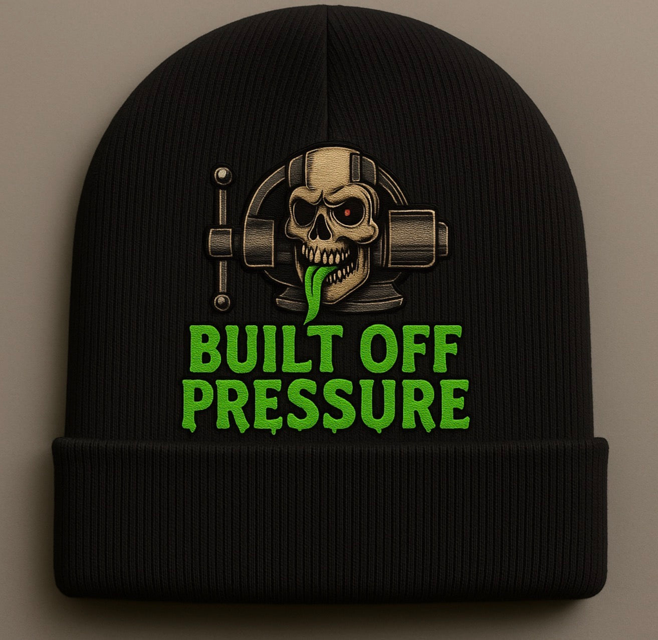 built off pressure beanie