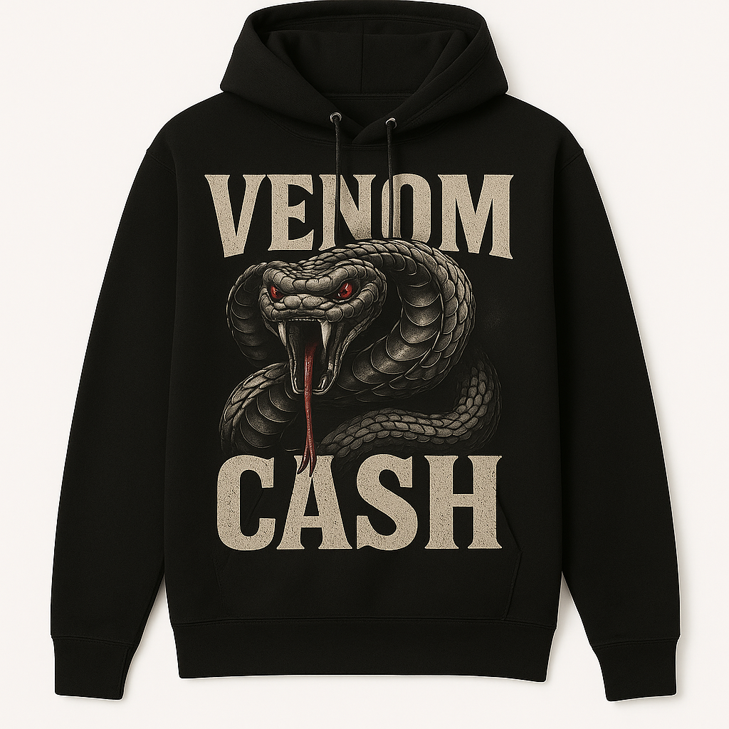 venom cash snake hoodie